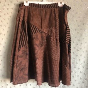 Earth-tone Aztec Skirt